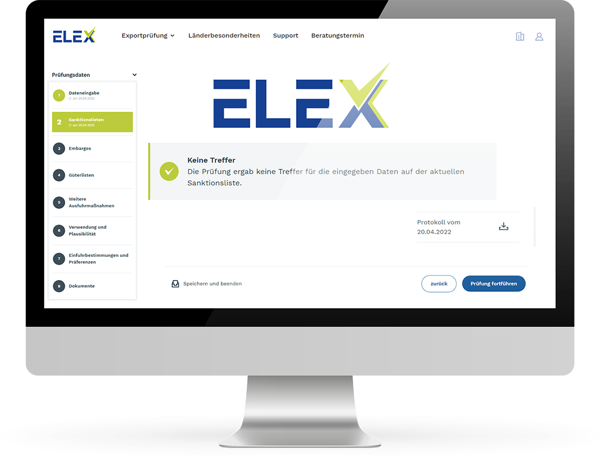 Online-Tool ELEX 